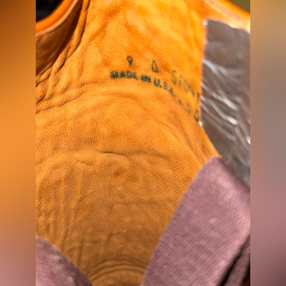 Frye Vintage Campus Leather Boots Women’s 1970 Black Label Handmade Made in USA - Picture 9 of 14